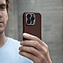 Pro Leather Case - iPhone 14 Pro (Magnet Enabled) - Brown